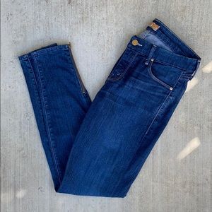 Mother “The Looker” Ankle Zip